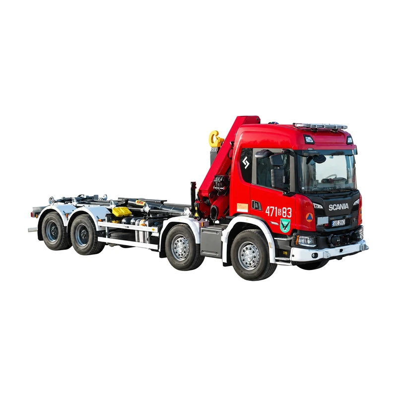 Autospecială grea pentru transportul containerelor — Scania P460B8X4HZ