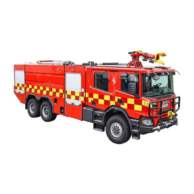 Autospecială aeroportuară grea de salvare și stingere — Scania P500B6X6HZ