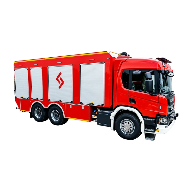 Autospecială grea de stingere cu CO₂ și pulbere — Scania P450B6X4NZ