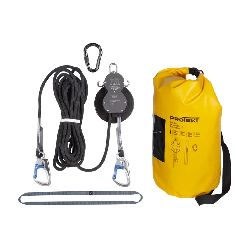 PROTEKT EVC 201 — dispozitiv de coborâre pentru salvare