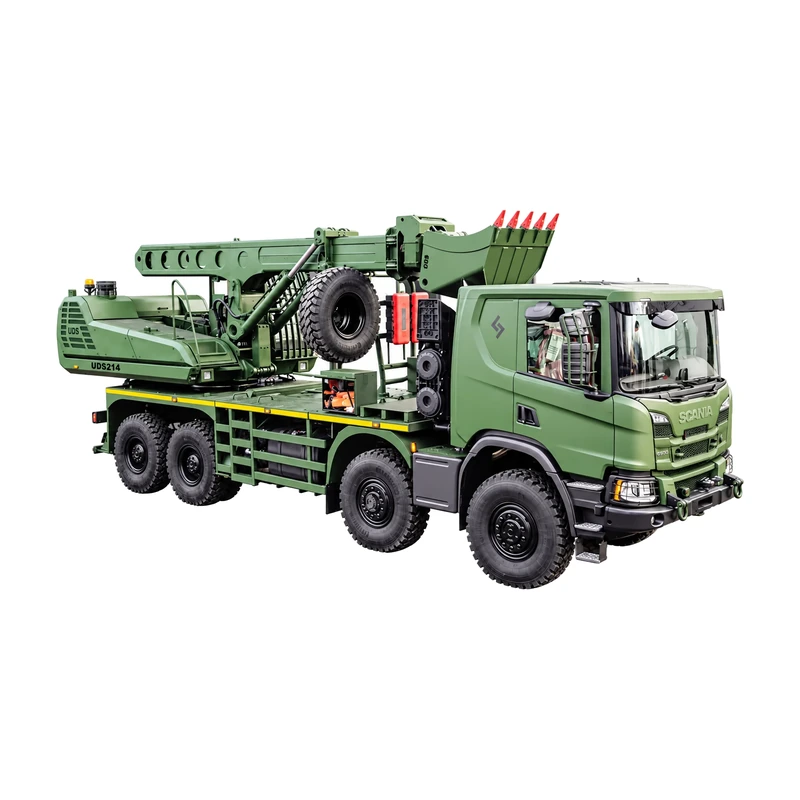 Excavator multifuncțional cu mobilitate ridicată — Scania P460B8X8HZ