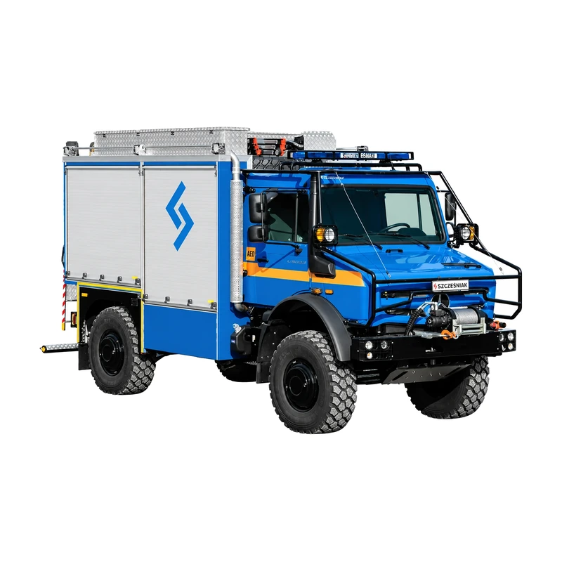 Autospecială pentru intervenții la rețele de gaze — Mercedes-Benz Unimog U 5023