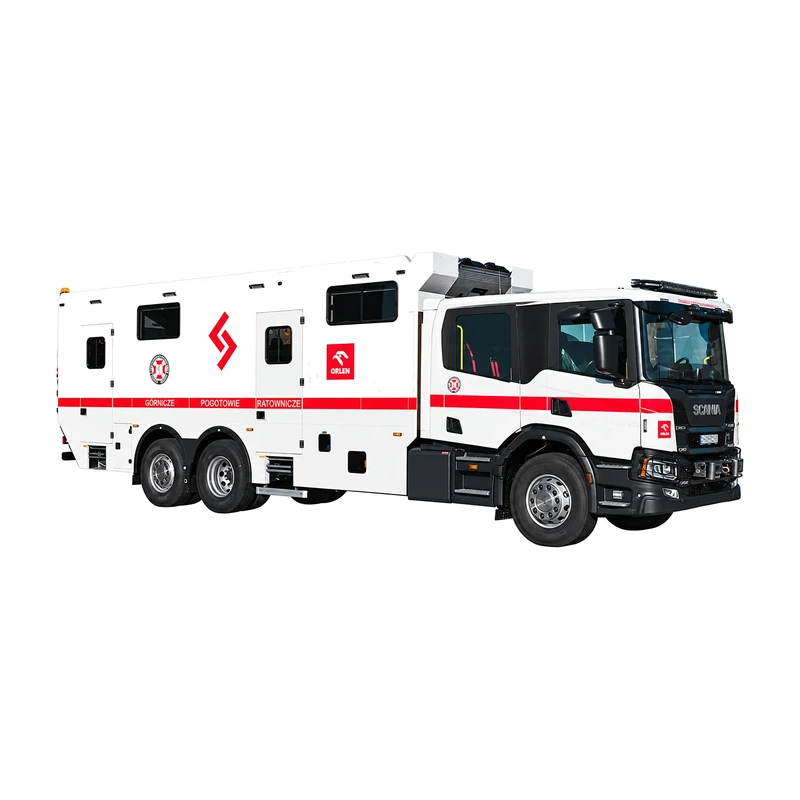 Autospecială pentru salvare minieră — Scania P420B6X2*4NB
