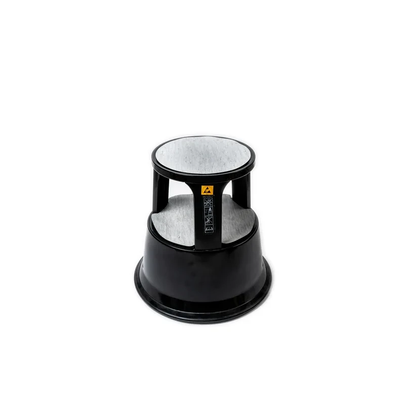 Scăunel ESD cu trei role conductive cu arc