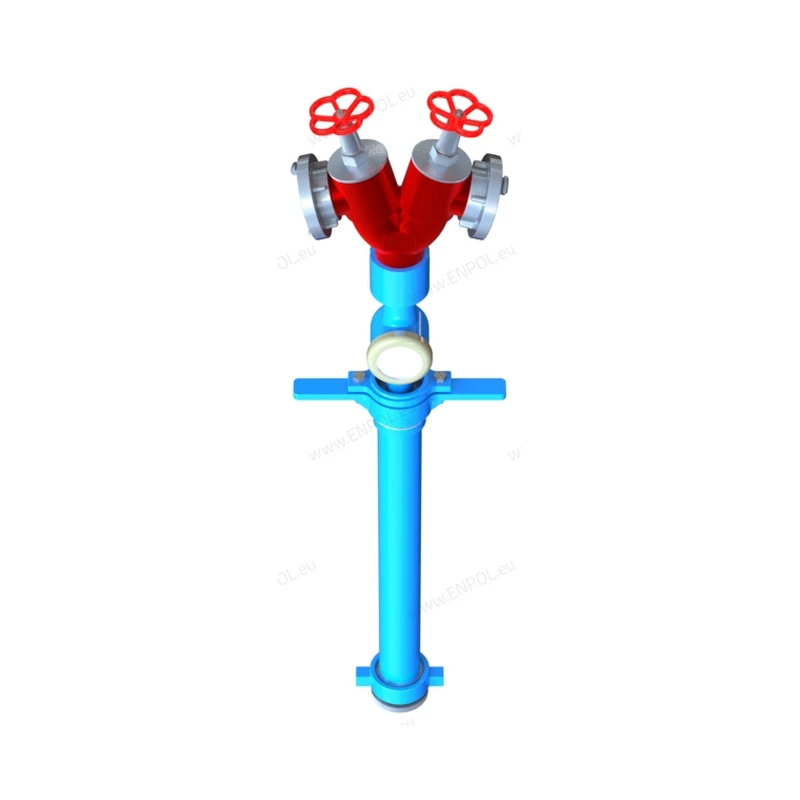 ENPOL DN80 cu contor DN50 — stand pentru hidrant