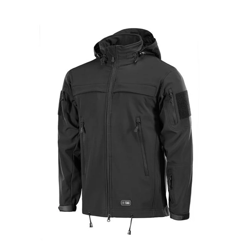 Soft Shell Police — jachetă tactică — M-TAC — Negru